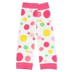 Imagine Baby Leggings Legwarmers Legs Flutter Polka Dot Green Pink Yellow NEW